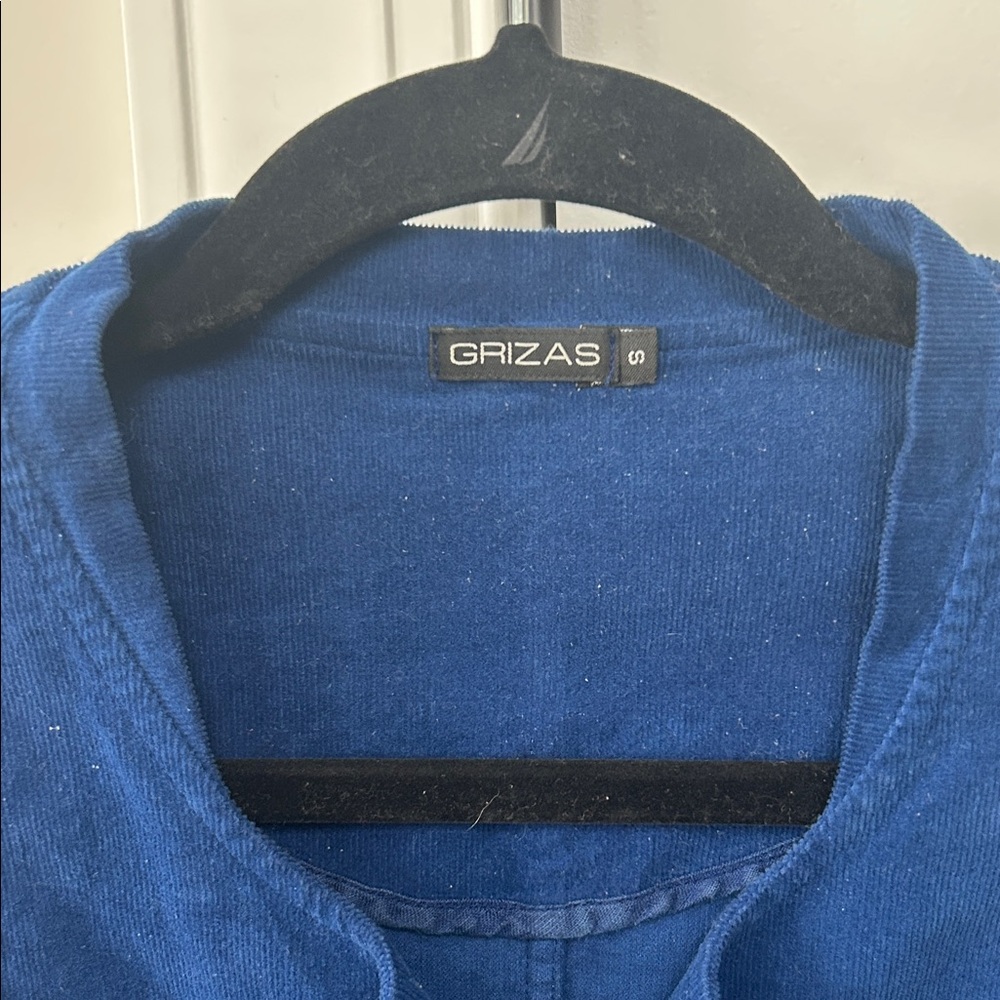 Grizas Deep Blue Long Blazer - Picture 3 of 6